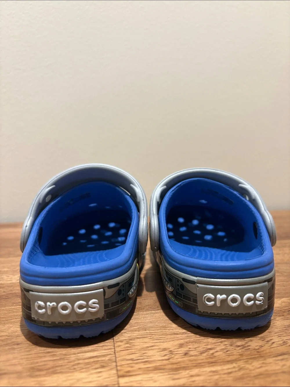 CrocsLights Light Up Robo Shark Clogs - 2014 Rare Vintage